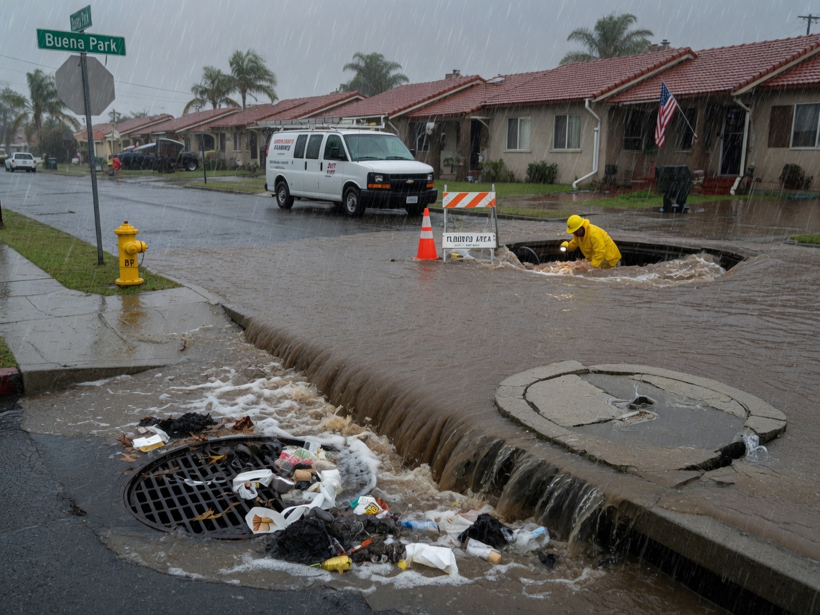 How Heavy Rain Affects Sewer Lines in Buena Park