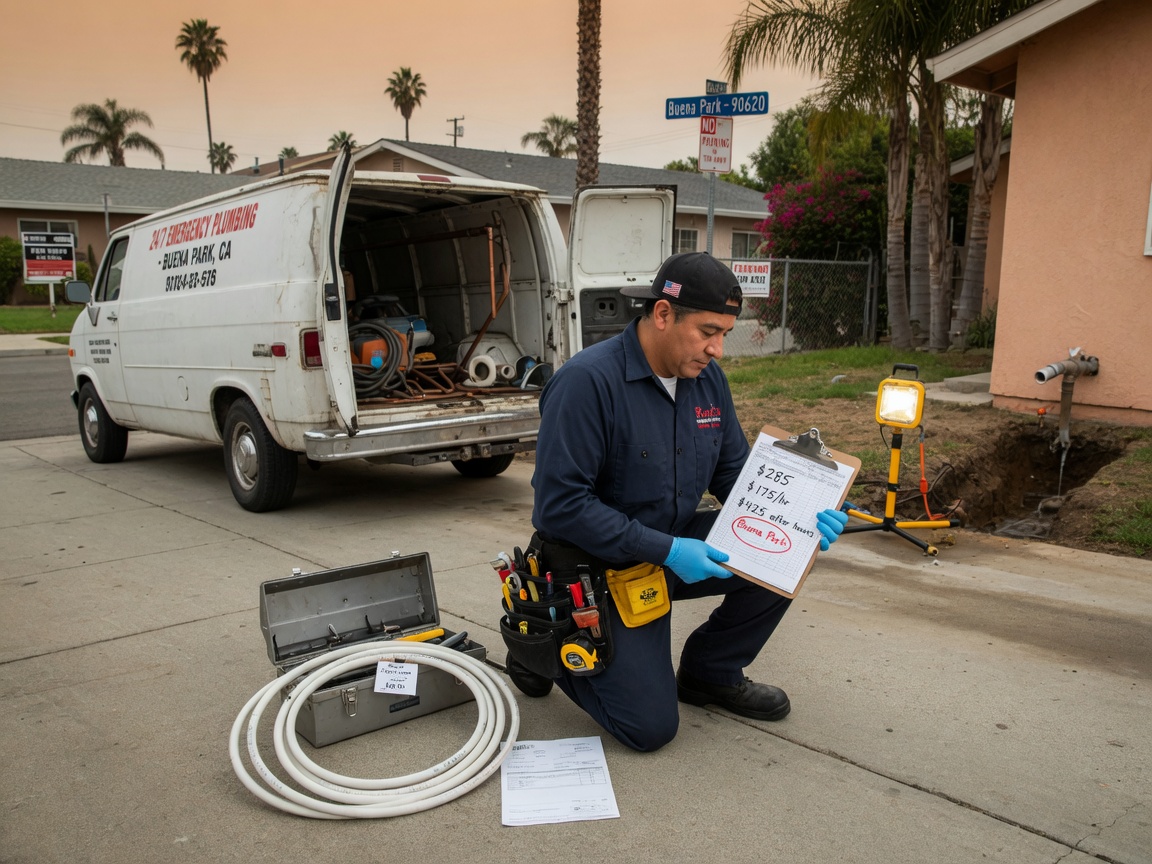 How Much Does a Plumber Cost in Buena Park, CA? (2026 Pricing Guide)