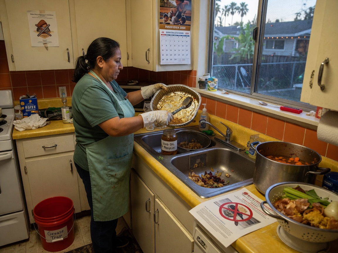 Preventing Drain Clogs After Holiday Cooking in Buena Park