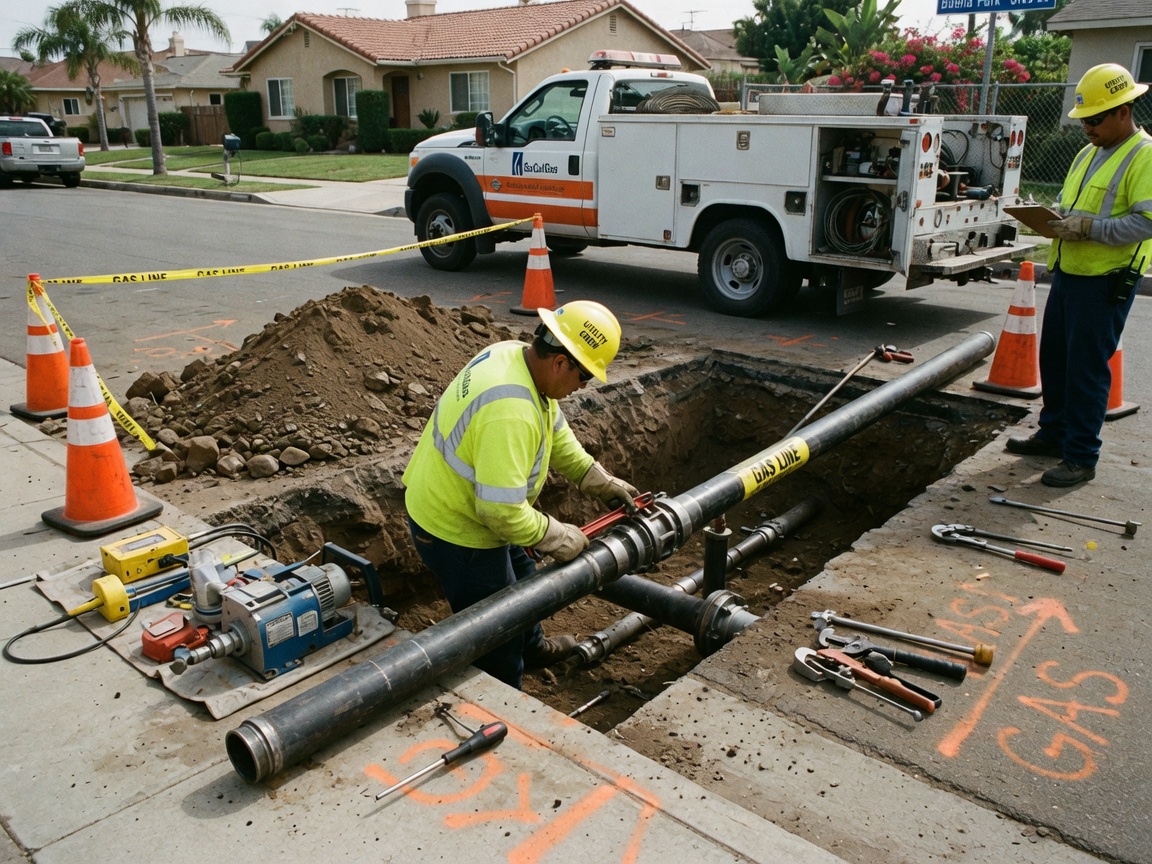 Gas Line Repair in Buena Park