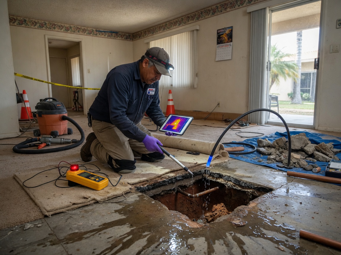 Slab Leak Detection and Repair in Buena Park